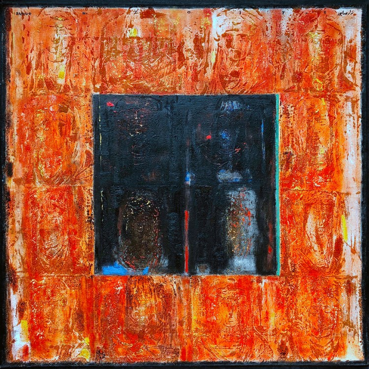 Walls of palmyra 8 painting by nizar sabour