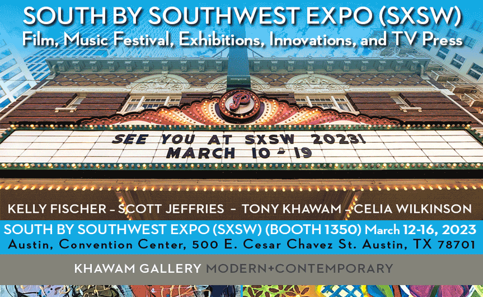 SXSW art fair Khawam gallery exhibit