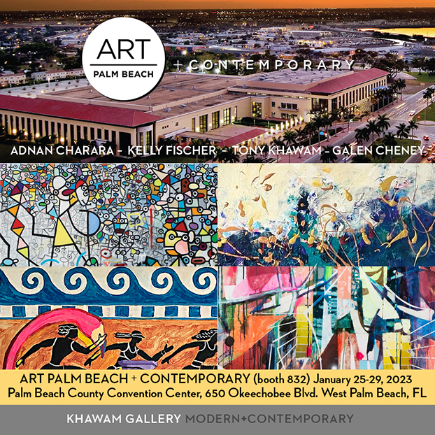 Art Palm Beach Khawam gallery invitation