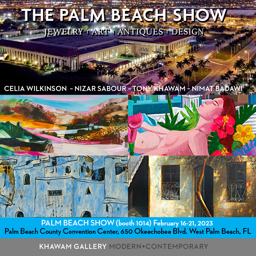 The Palm Beach Show Khawam gallery invitation